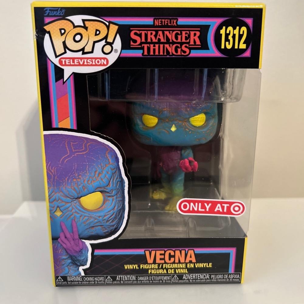 FUNKO POP VECNA STRANGER THINGS 1312 BLACKLIGHT TARGET EXCLUSIVE